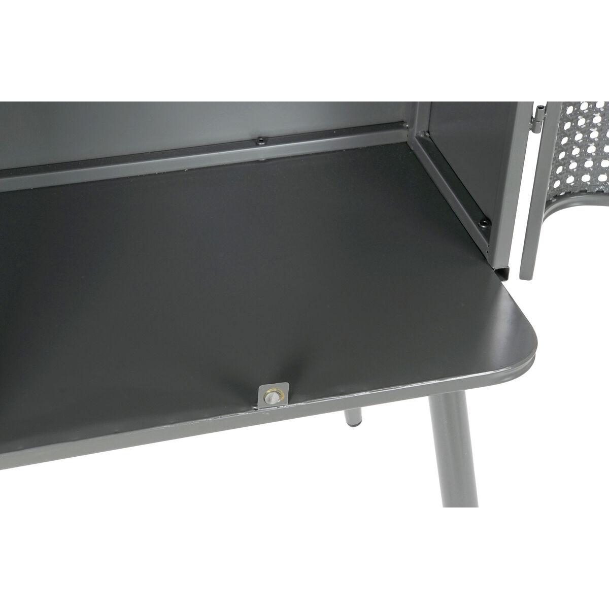Estantería DKD Home Decor Natural Gris Metal Madera 2 Estantes (79 x 39 x 133 cm)