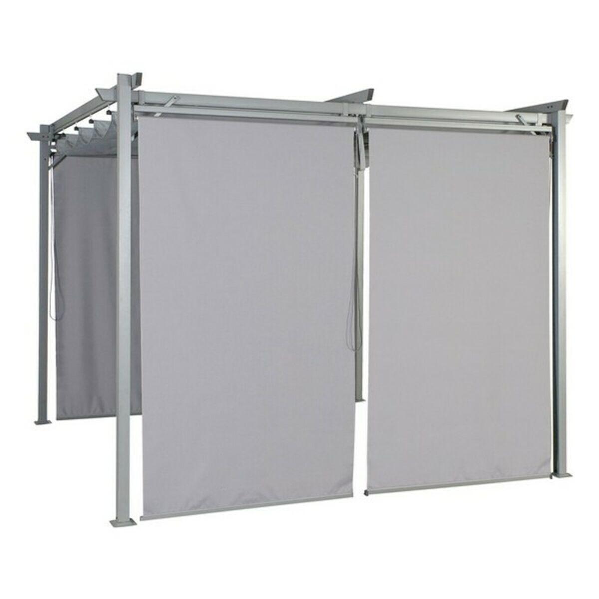 Pérgola DKD Home Decor MB-179020 290 x 290 x 230 cm Acero Metal/Plástico