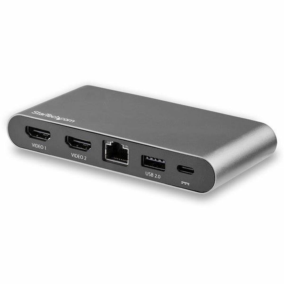 Hub USB Startech DK30C2HAGPD Negro Gris USB-C