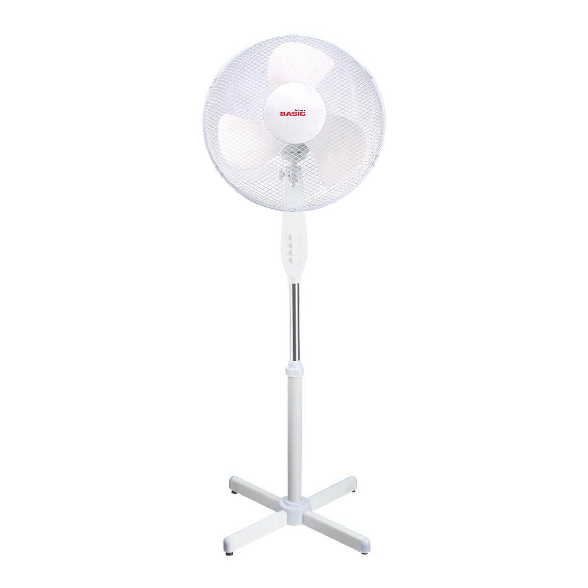 Ventilador de Pie Basic Home Blanco 40W