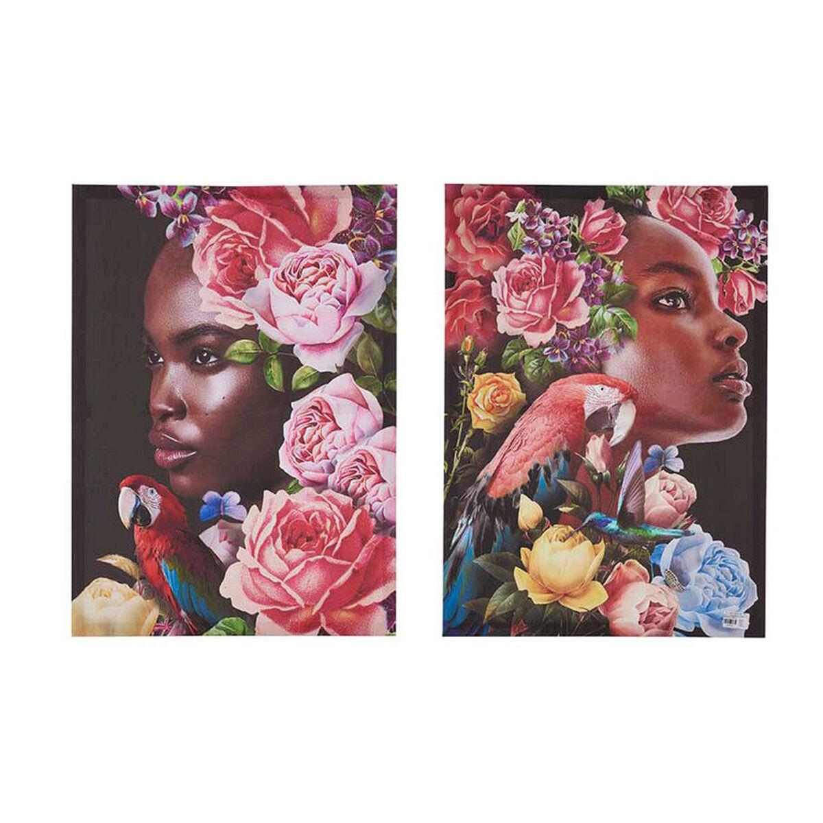 Cuadro Mujer 50 x 3 x 70 cm (2 pcs) (50 x 1,5 x 70 cm)