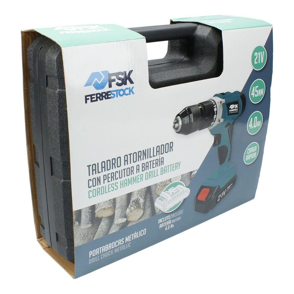 Taladro Percutor Ferrestock 80 W 4.0 Ah