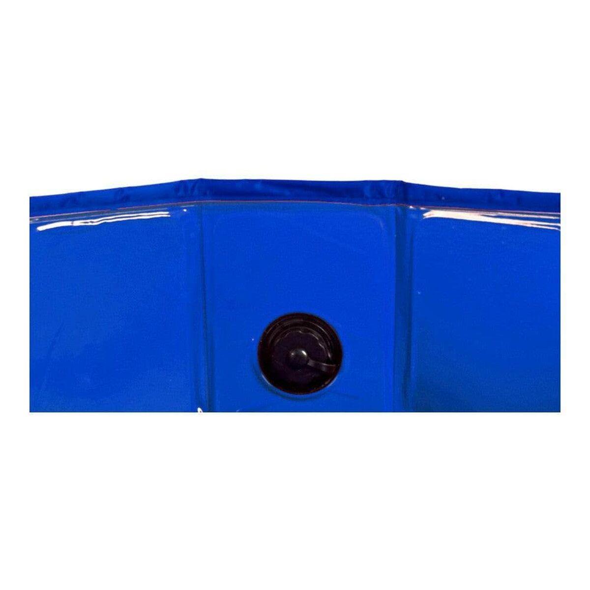 Piscina Desmontable Mascotas Azul Poliéster Plástico (120 x 30 x 120 cm)