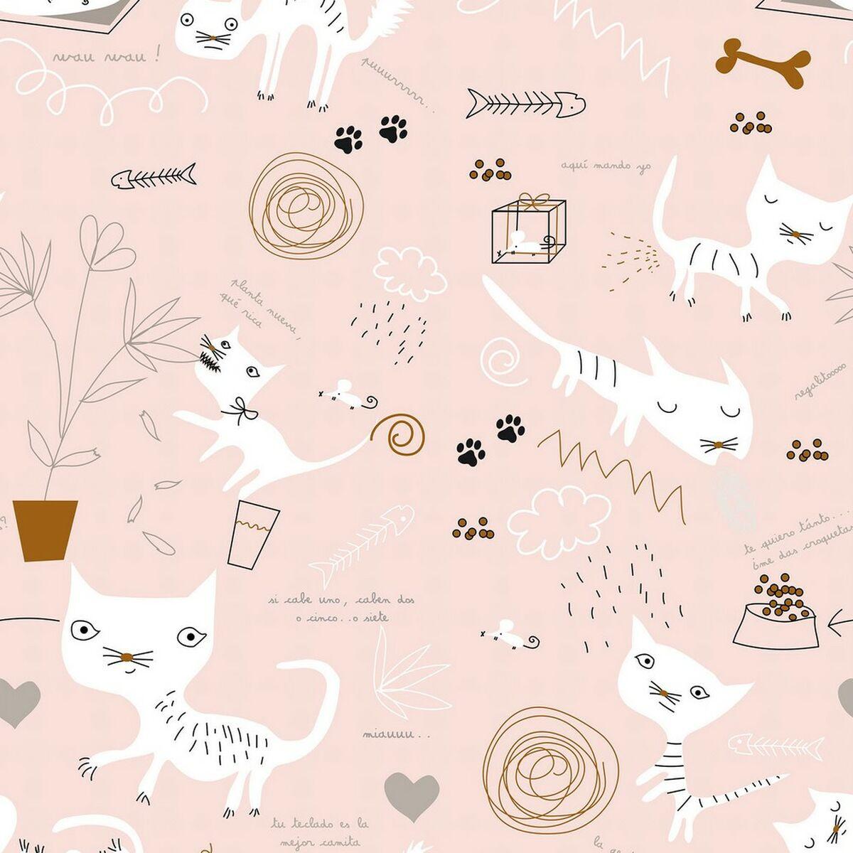 Colcha Panzup Cats 4 Cama de 135/140