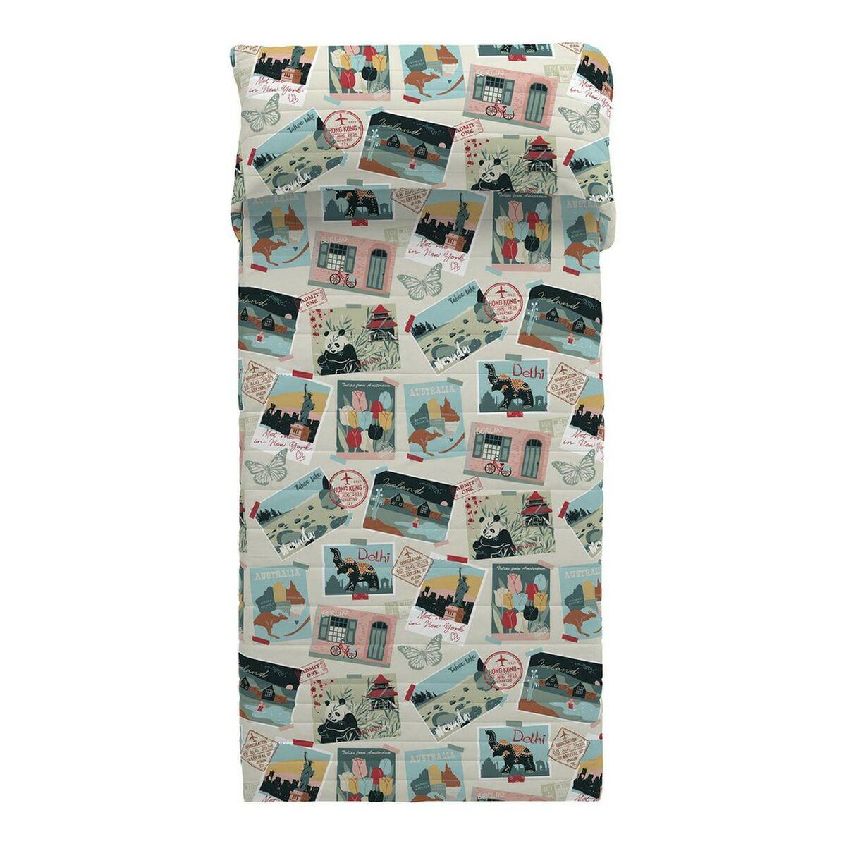 Colcha Cool Kids Postcards Cama de 80/90