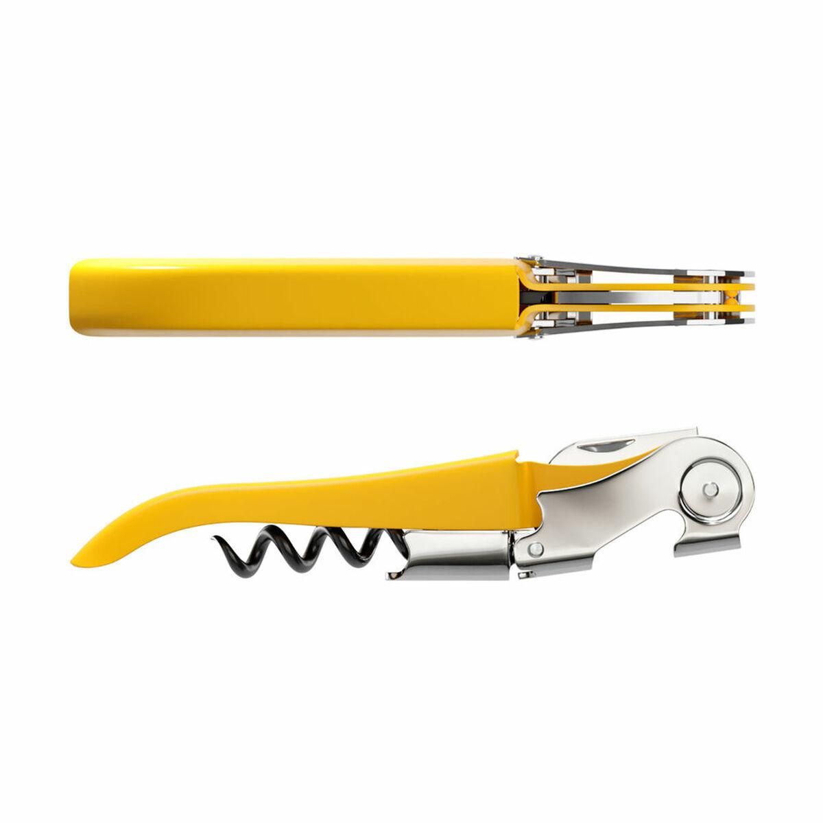 Sacacorchos Koala Amarillo Metal