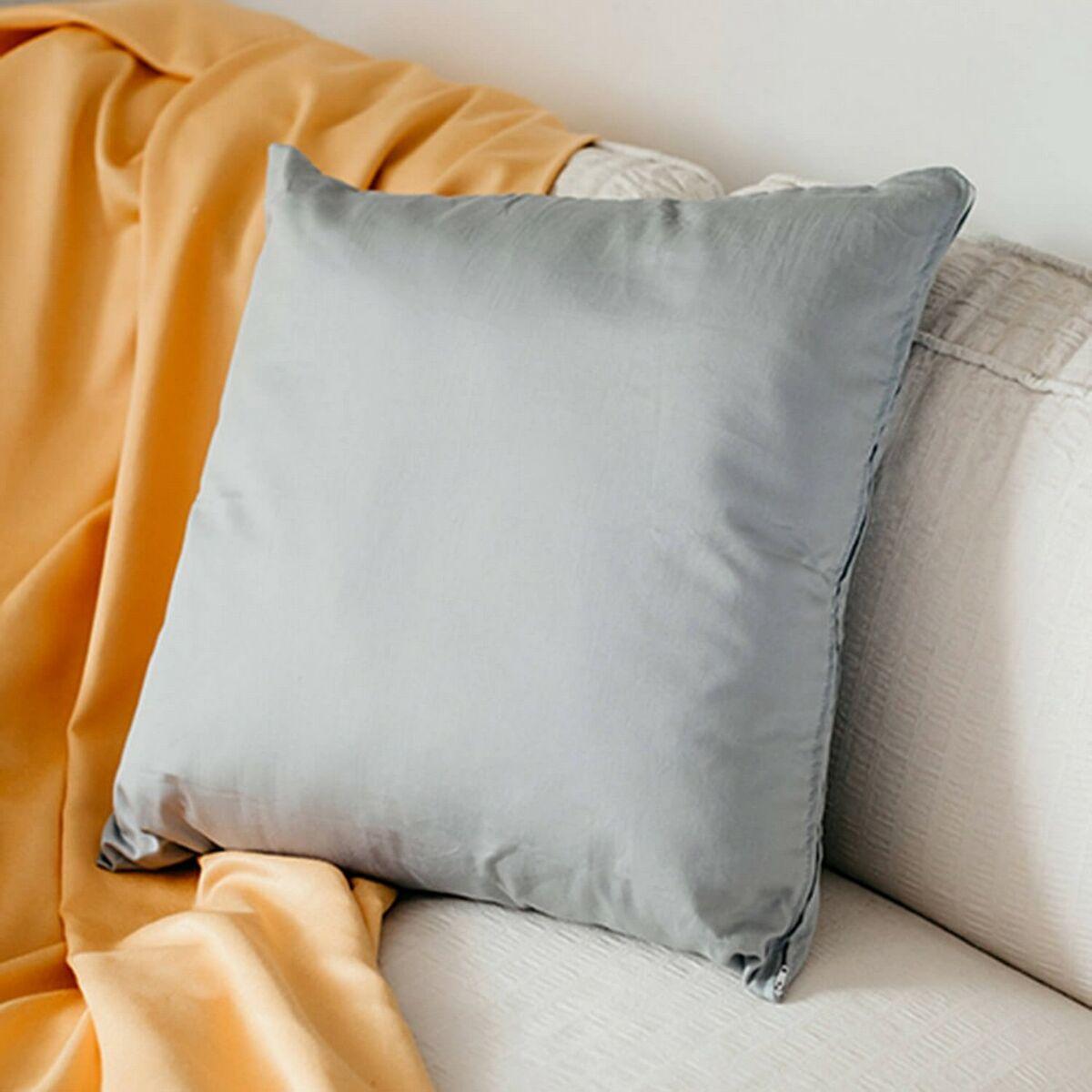 Funda de cojín Naturals Tencel Gris (50 x 50 cm)