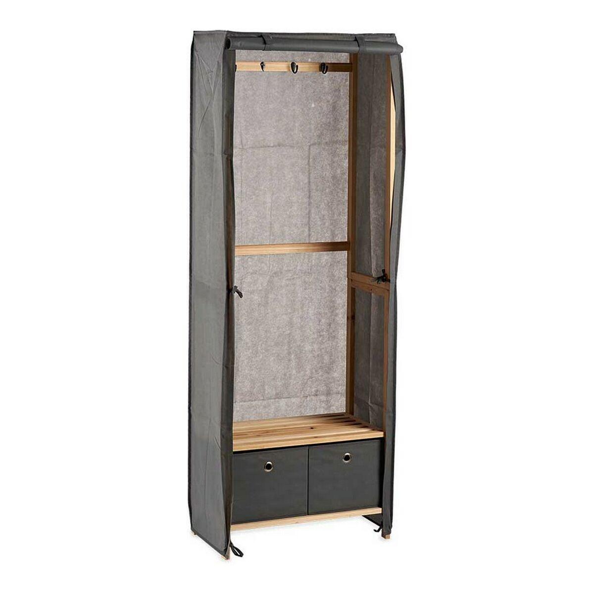 Perchero Kipit MH18002H Gris Madera 31,5 x 58 x 168 cm