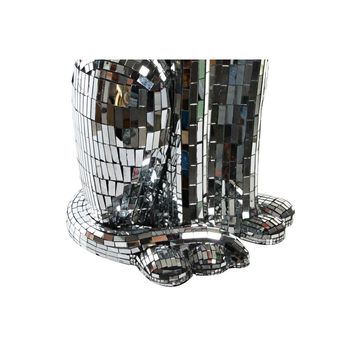 Figura Decorativa DKD Home Decor Plateado Resina Perro (36 x 23 x 78 cm)