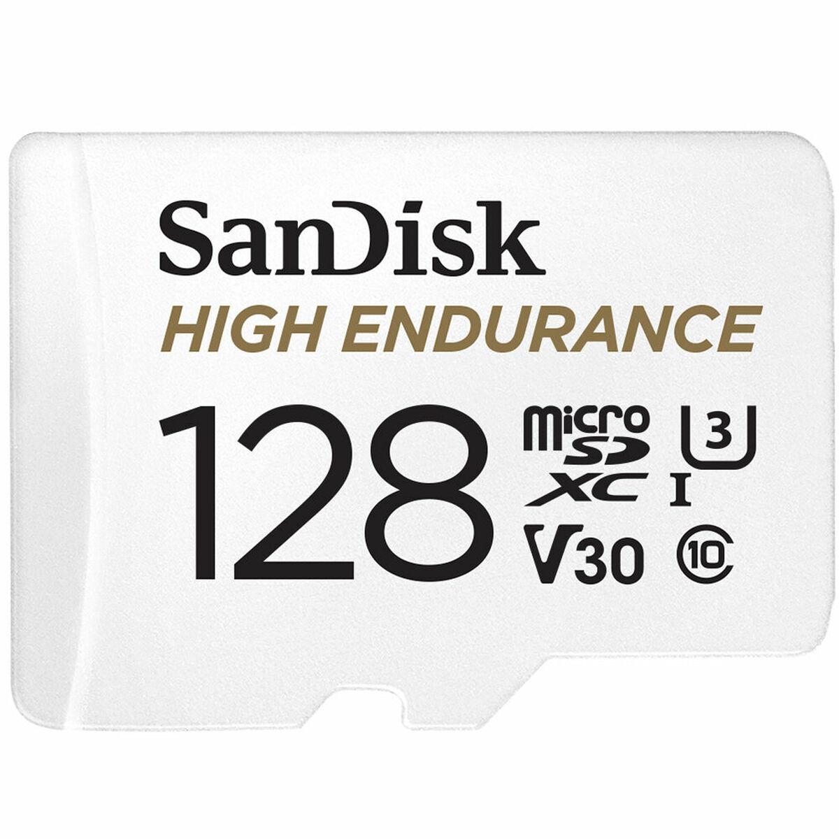 Tarjeta de Memoria Micro SD con Adaptador SanDisk SDSQQNR-128G-GN6IA UHS-I