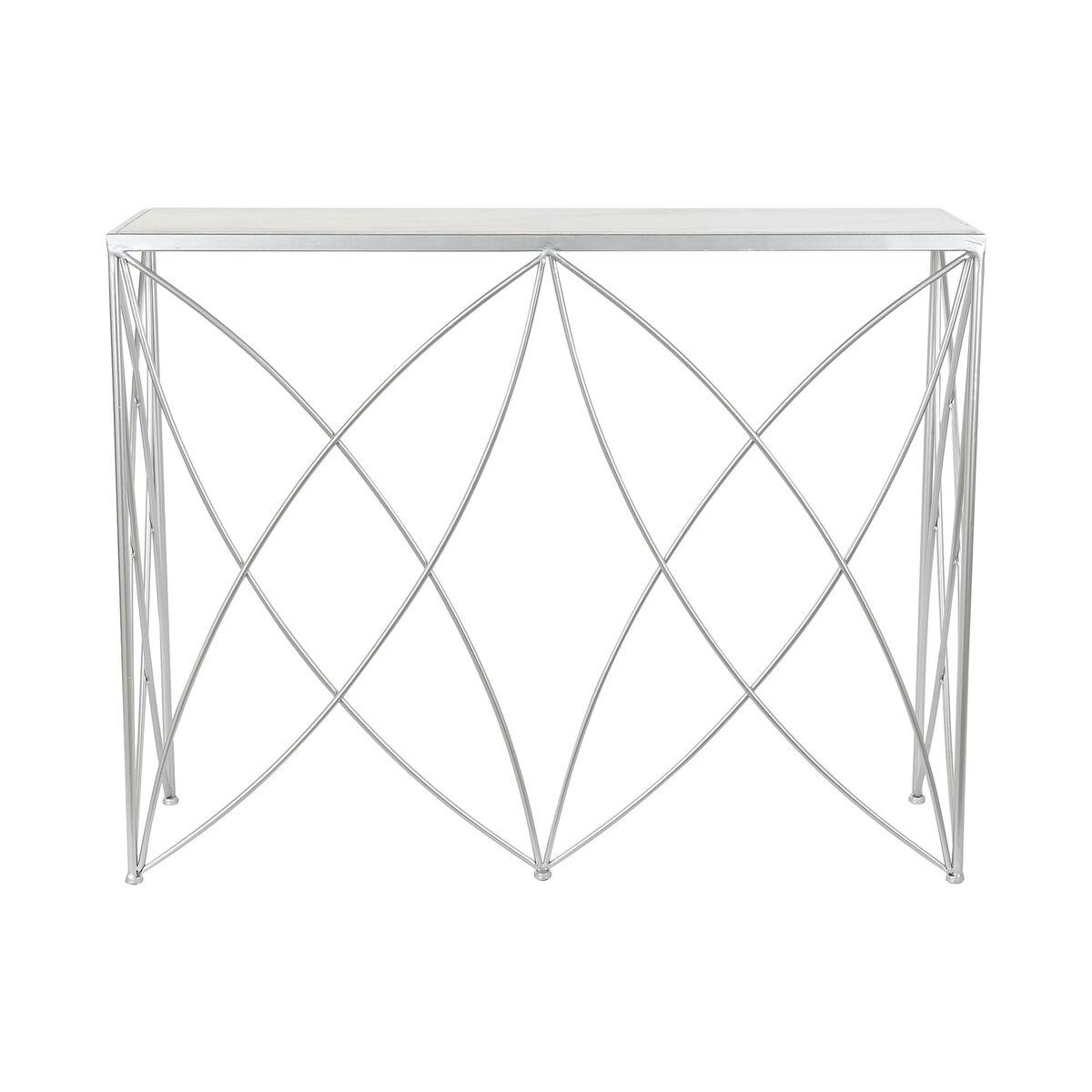 Recibidor DKD Home Decor Blanco Plateado 100 x 33 x 78 cm