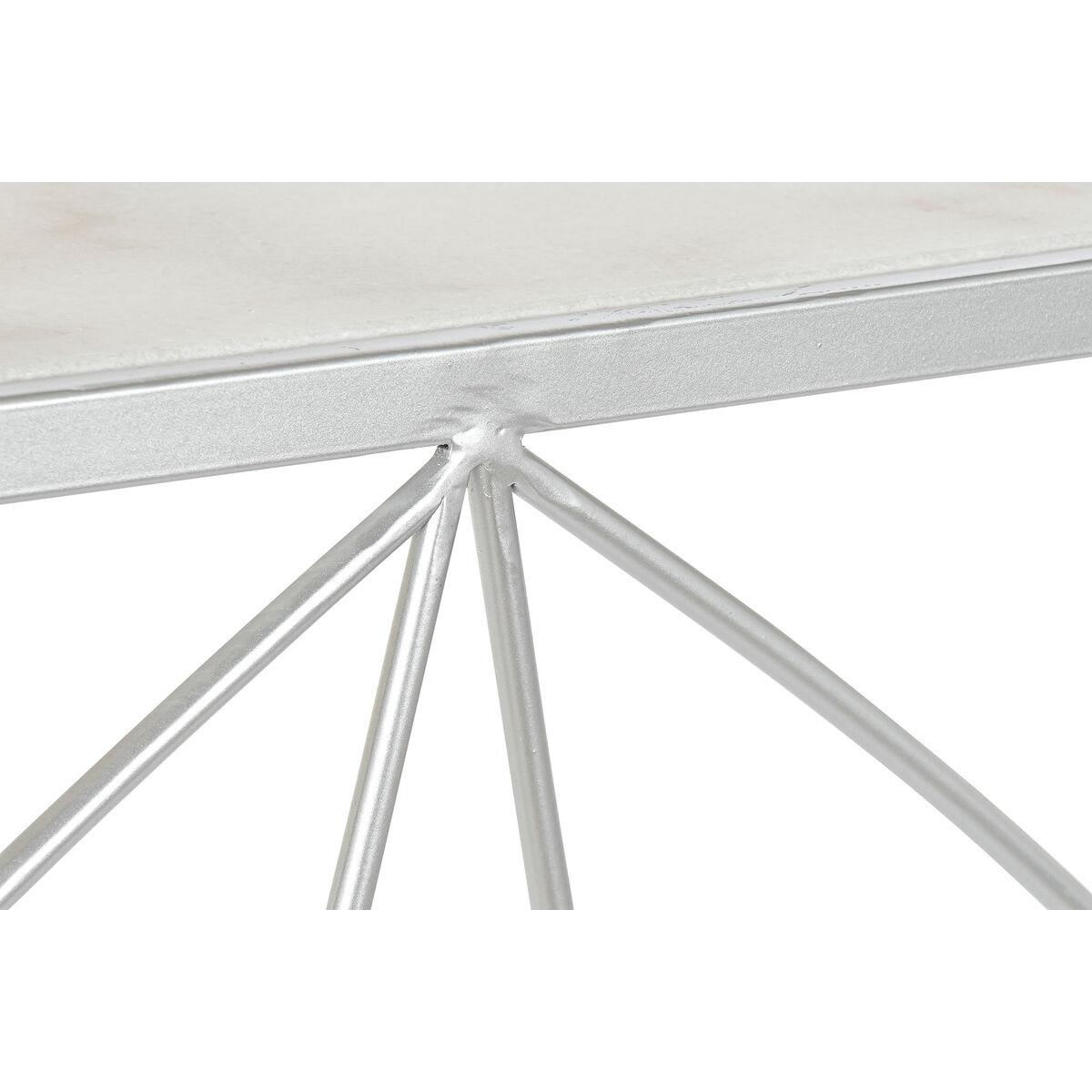 Recibidor DKD Home Decor Blanco Plateado 100 x 33 x 78 cm