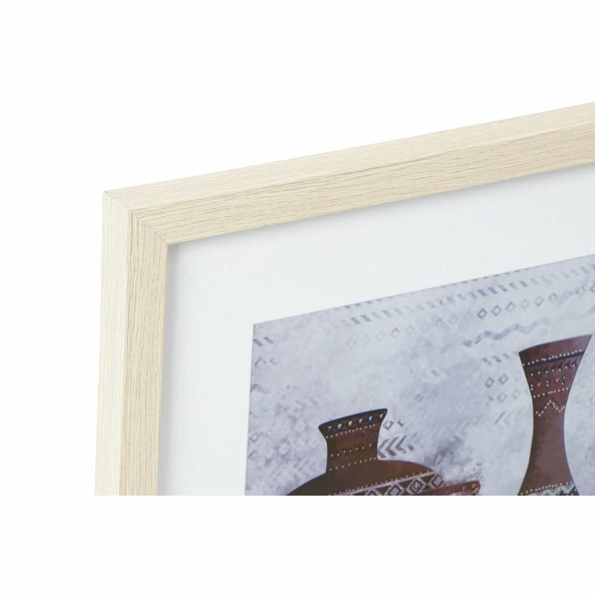 Cuadro DKD Home Decor Jarrón (35 x 2 x 45 cm) (4 Unidades)