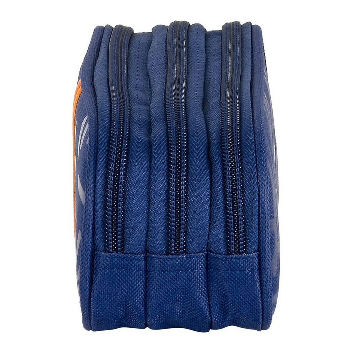 Estuche Escolar Real Madrid C.F. Azul (21 x 8.5 x 7 cm)