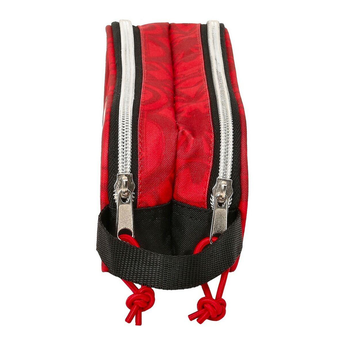 Estuche Escolar The Avengers Infinity Negro Rojo 21 x 8 x 6 cm