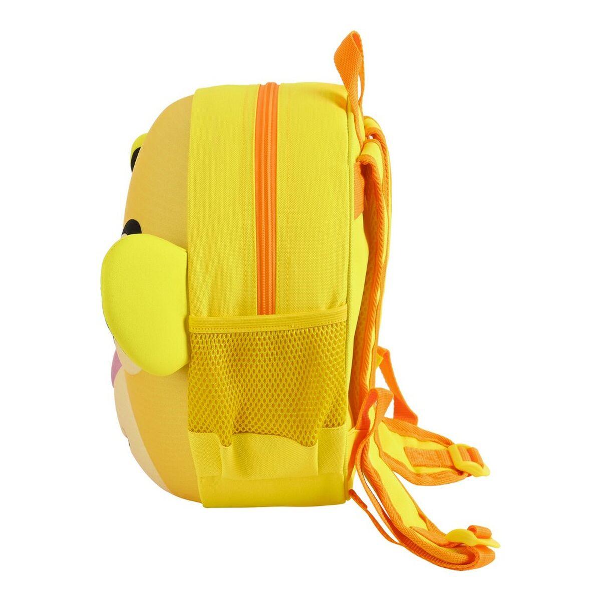 Mochila Escolar 3D The Lion King Amarillo (31 x 31 x 10 cm)