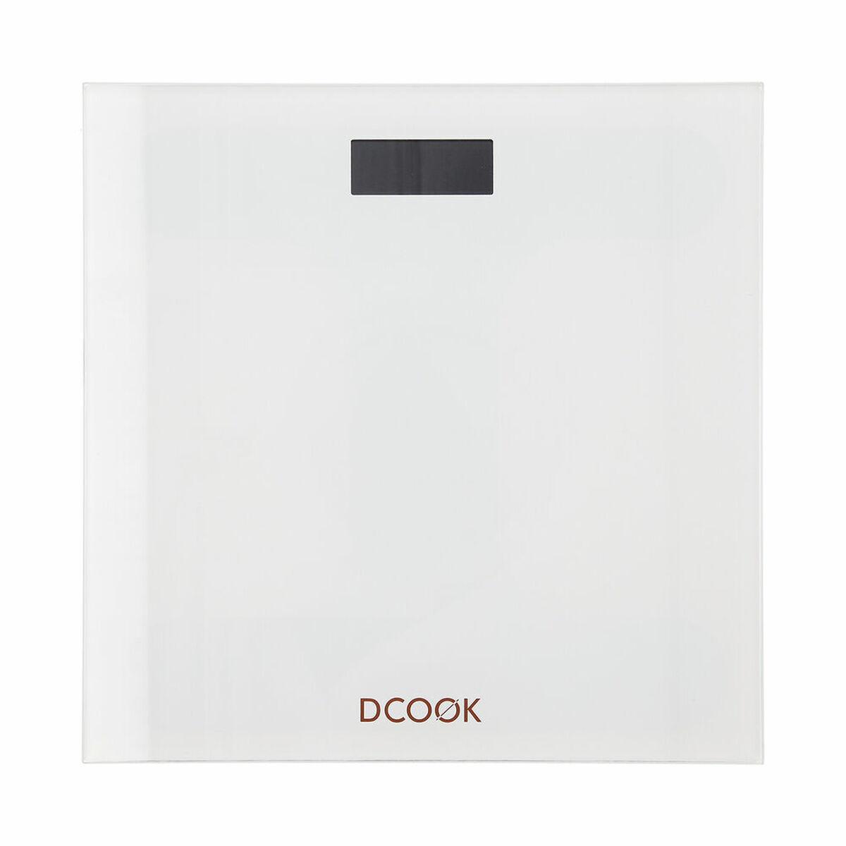 Báscula Digital de Baño Dcook Gallery Blanco Vidrio