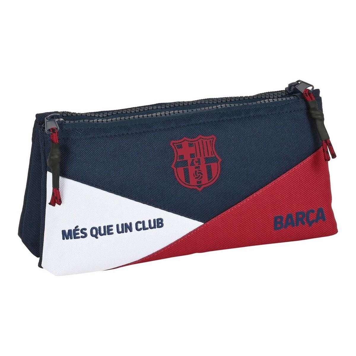 Neceser de Viaje F.C. Barcelona Corporativa Azul Blanco Granate Deportivo 22 x 10 x 8 cm