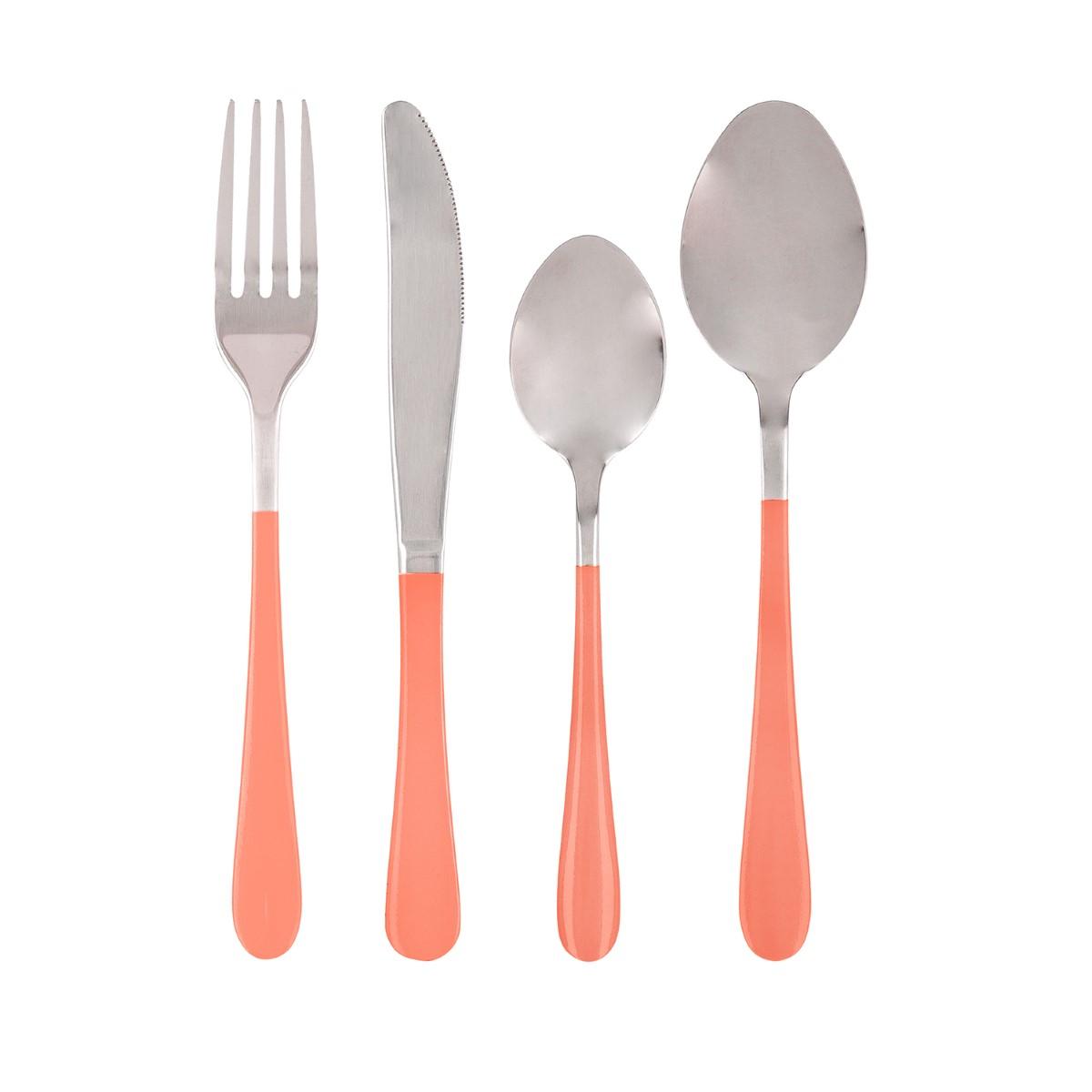 Cubertería La Bouchée Intense Kolors Metal Bicolor (24 pcs)