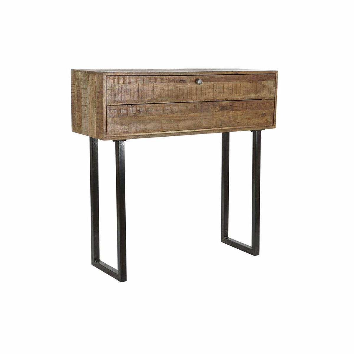 Escritorio DKD Home Decor Metal Madera de mango (118 x 40 x 115 cm)