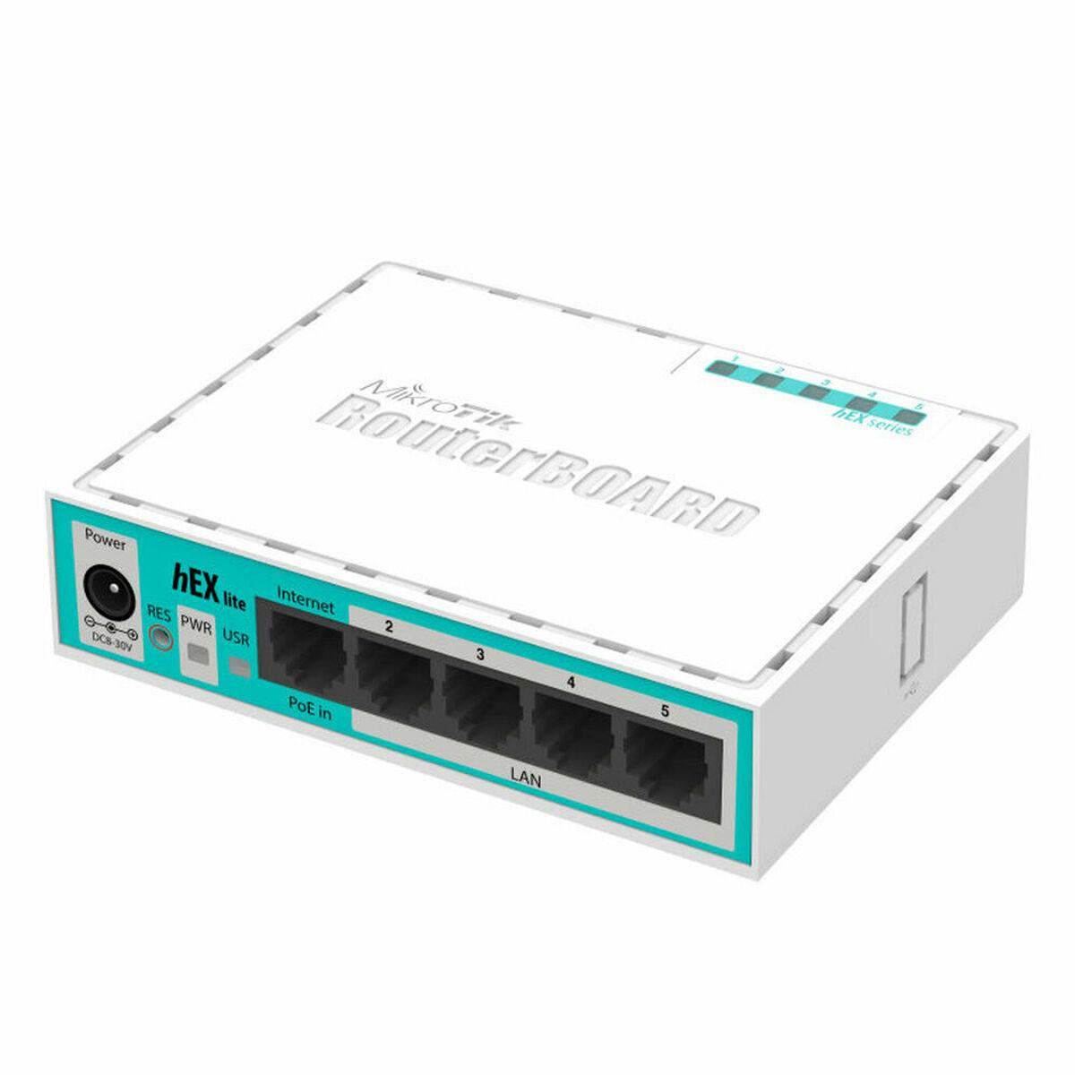 Router Mikrotik HEX LITE RB750r2 Blanco
