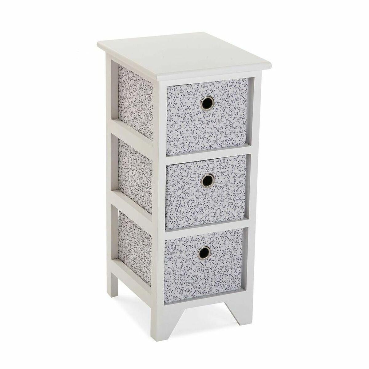 Cajonera multiusos Versa Oxford 30 x 56 x 25 cm Blanco