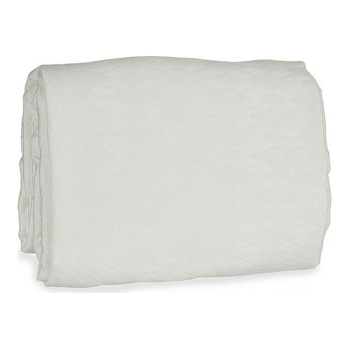 Colcha Rombos Blanco (180 x 260 cm)