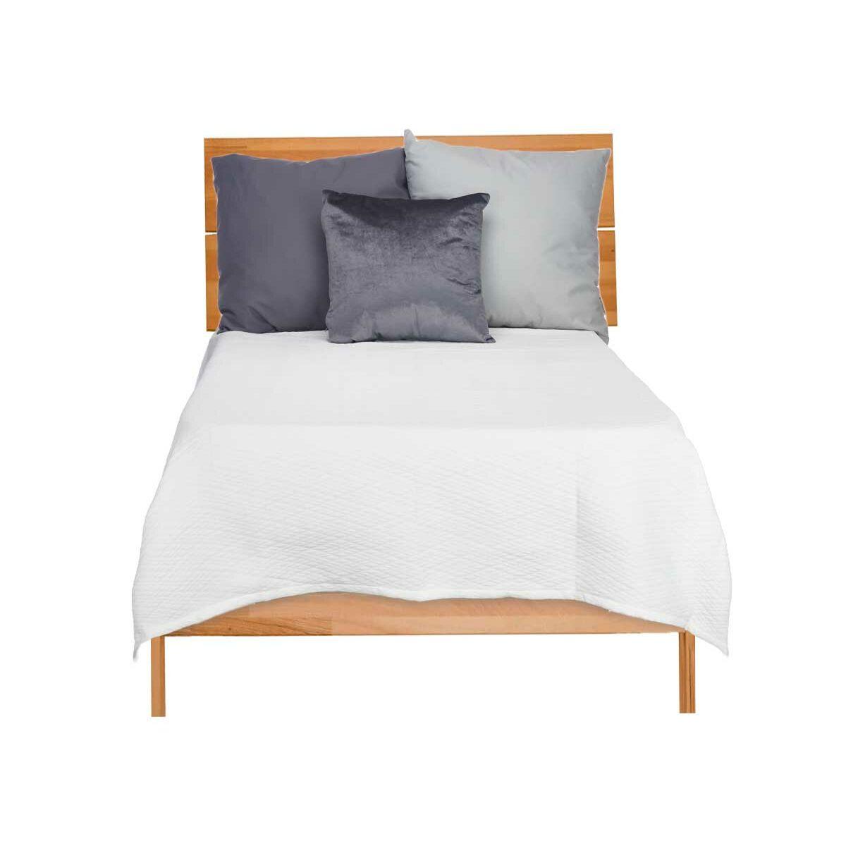 Colcha Rombos Blanco (180 x 260 cm)