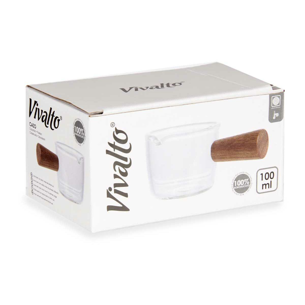 Cazo Vivalto HR-CB002/BHA1 Marrón Transparente Vidrio de Borosilicato 100 ml