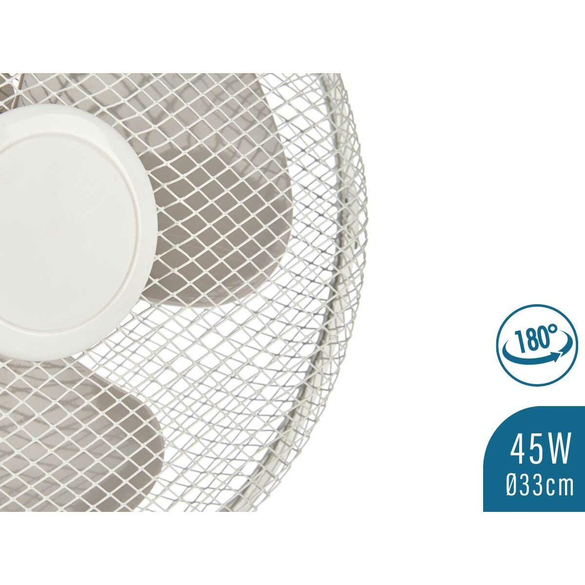 Ventilador de Sobremesa Argon FT-26A Blanco 45 W 27 x 51 x 33,5 cm