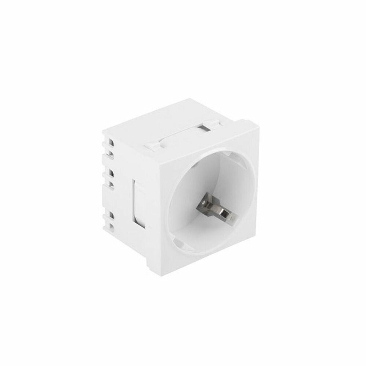 Enchufe de Alimentación Lanberg AC-4545-F-W