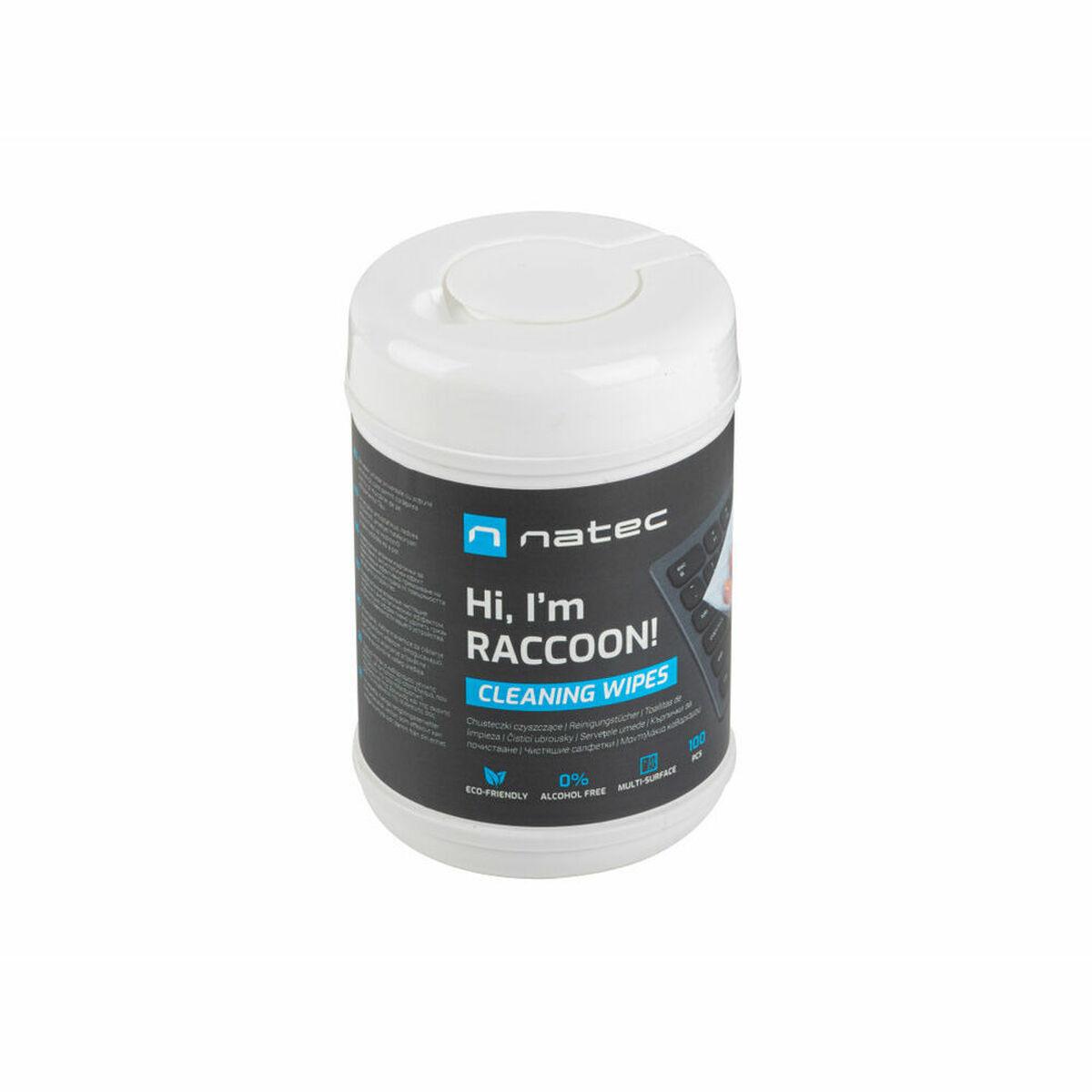 Toallitas Desinfectantes para Dispositivos Electrónicos Natec 100 uds