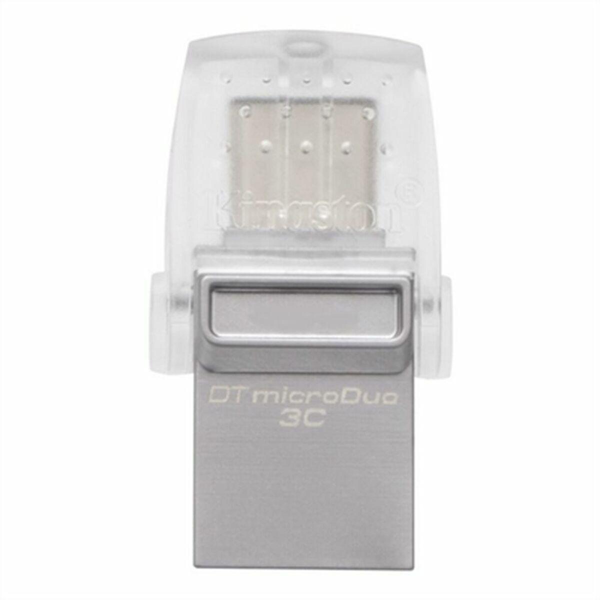 Memoria USB Kingston DataTraveler MicroDuo 3C 64 GB Negro Morado 64 GB