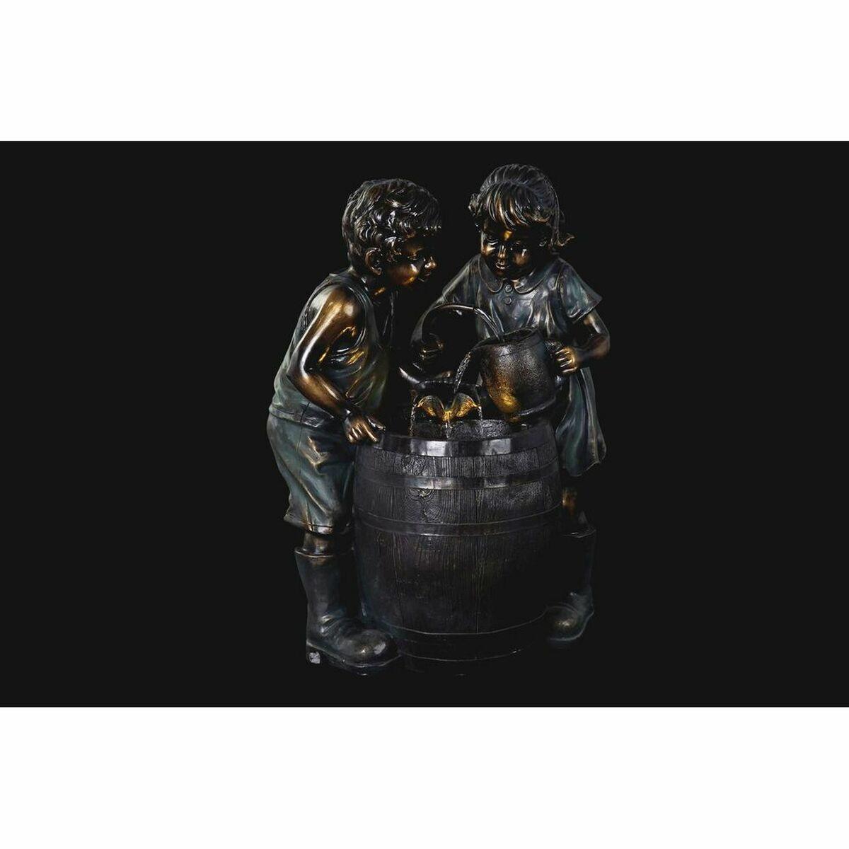 Fuente de Jardín DKD Home Decor Bronce Resina Niños 57 x 42 x 77 cm