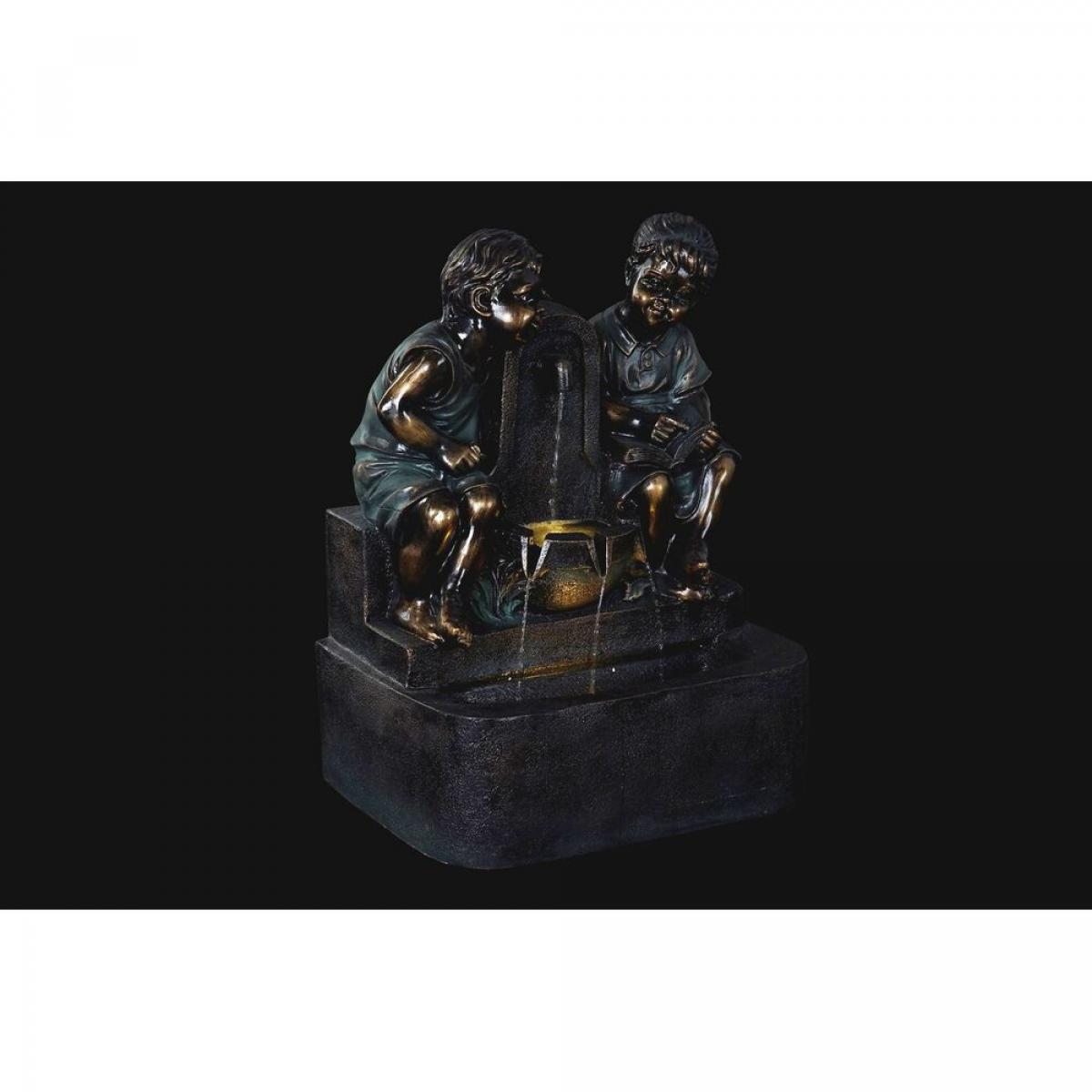 Fuente de Jardín DKD Home Decor Bronce Resina Niños (47 cm)