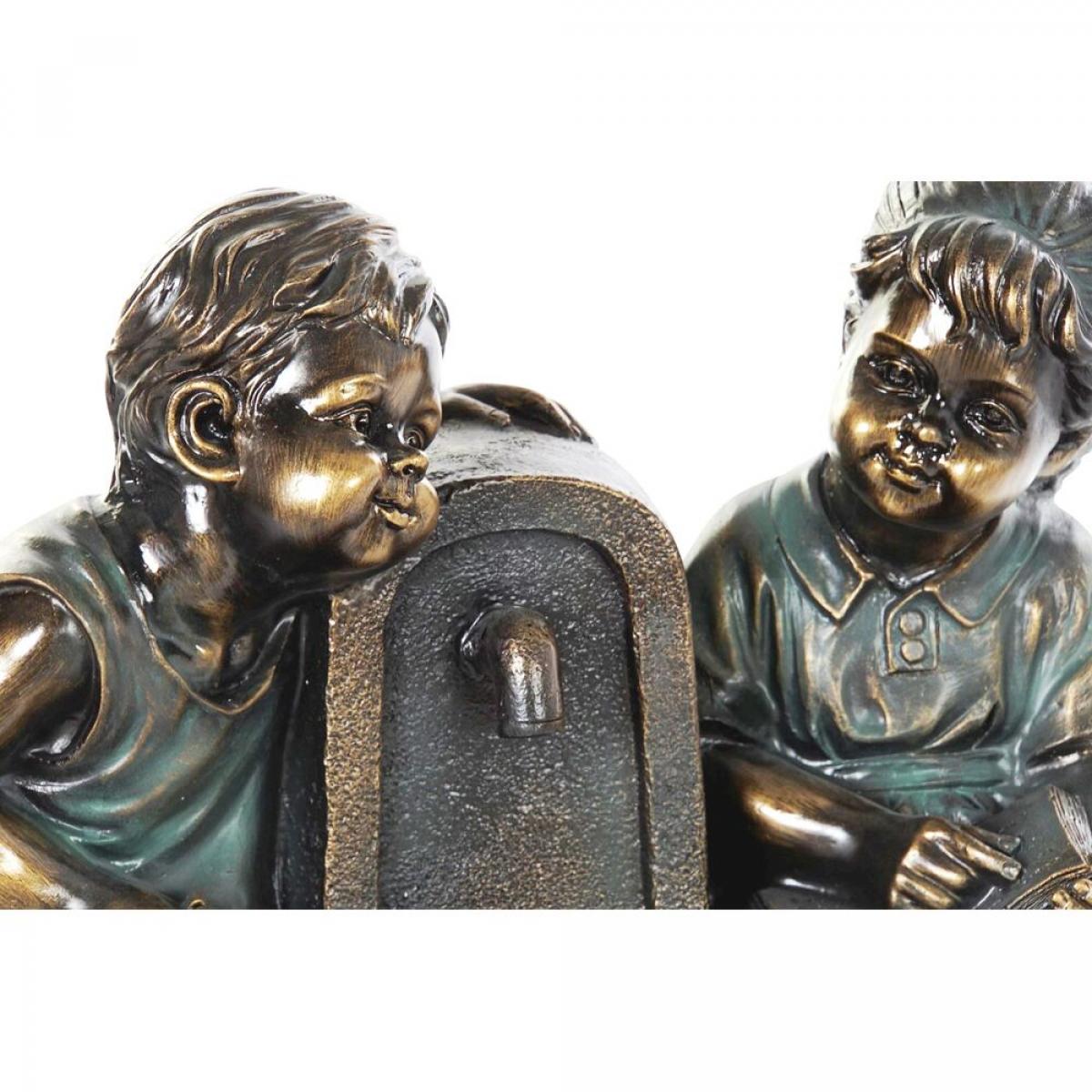 Fuente de Jardín DKD Home Decor Bronce Resina Niños (47 cm)