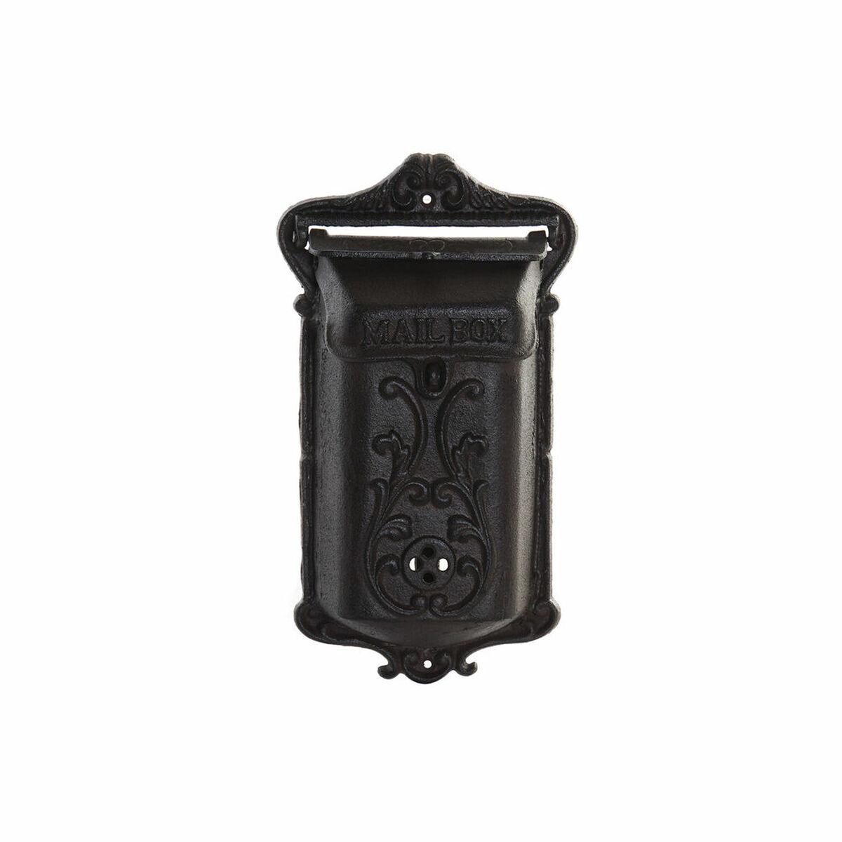 Buzón DKD Home Decor Marrón Hierro colado (19 x 7 x 35 cm)