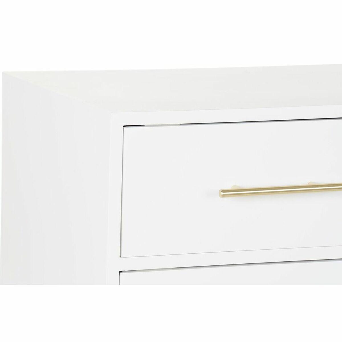 Mueble de TV DKD Home Decor Blanco Metal MDF (140 x 52 x 40 cm)
