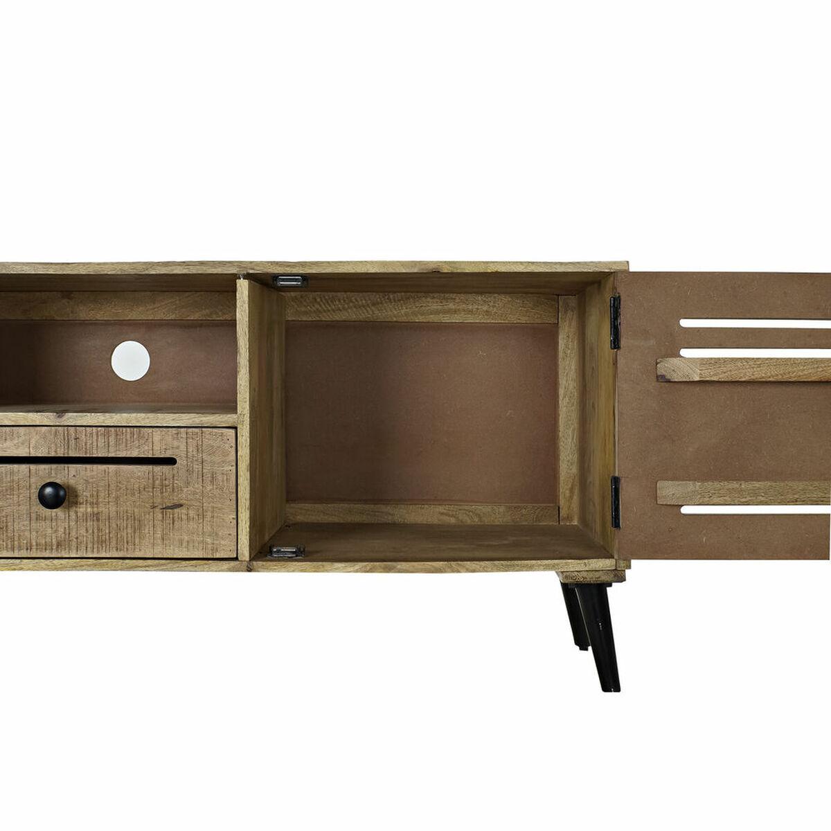Mueble de TV DKD Home Decor Marrón Metal Madera de mango (150 x 59 x 40 cm)