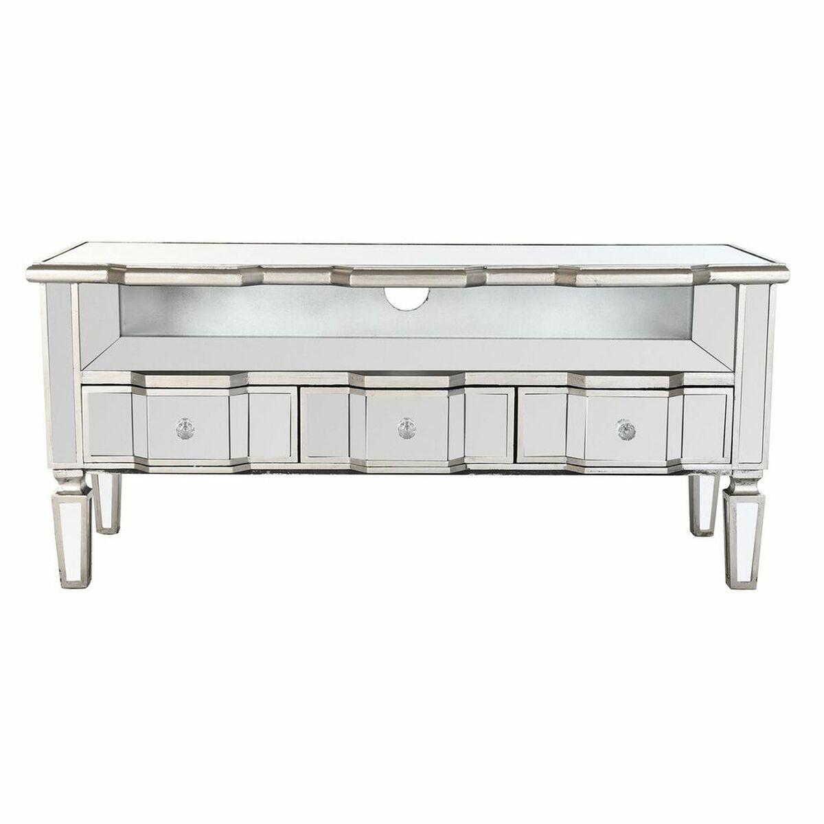 Mueble de TV DKD Home Decor Plateado 112 x 45 x 50 cm