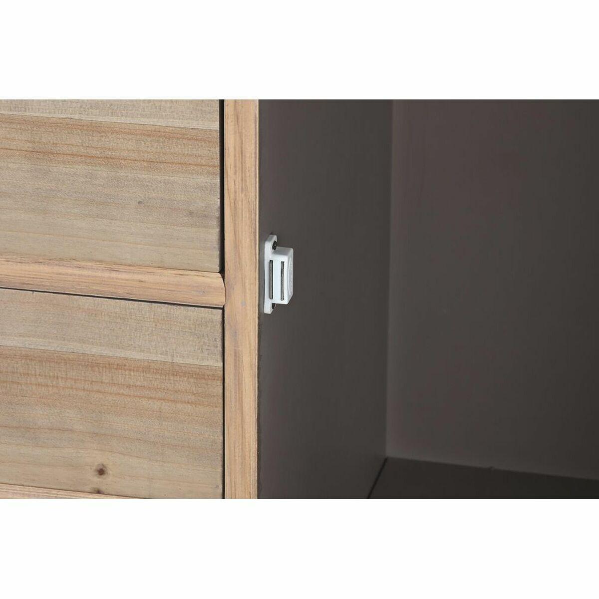 Aparador DKD Home Decor   Azul Natural Azul marino Gris claro Madera Madera MDF 100 x 35 x 89 cm