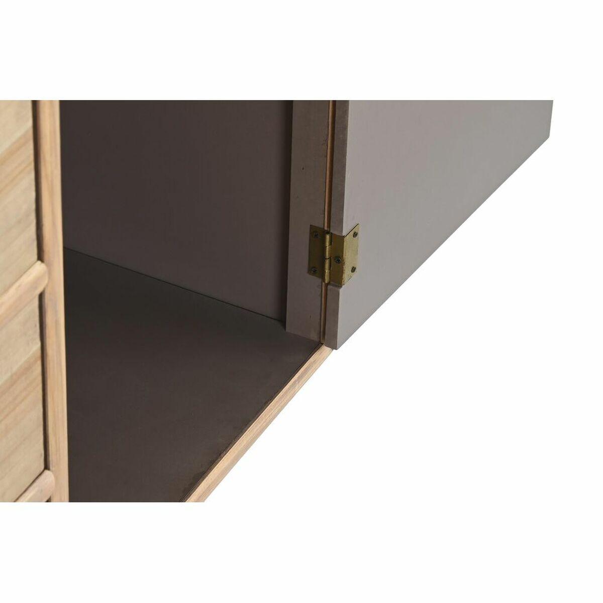 Aparador DKD Home Decor   Azul Natural Azul marino Gris claro Madera Madera MDF 100 x 35 x 89 cm