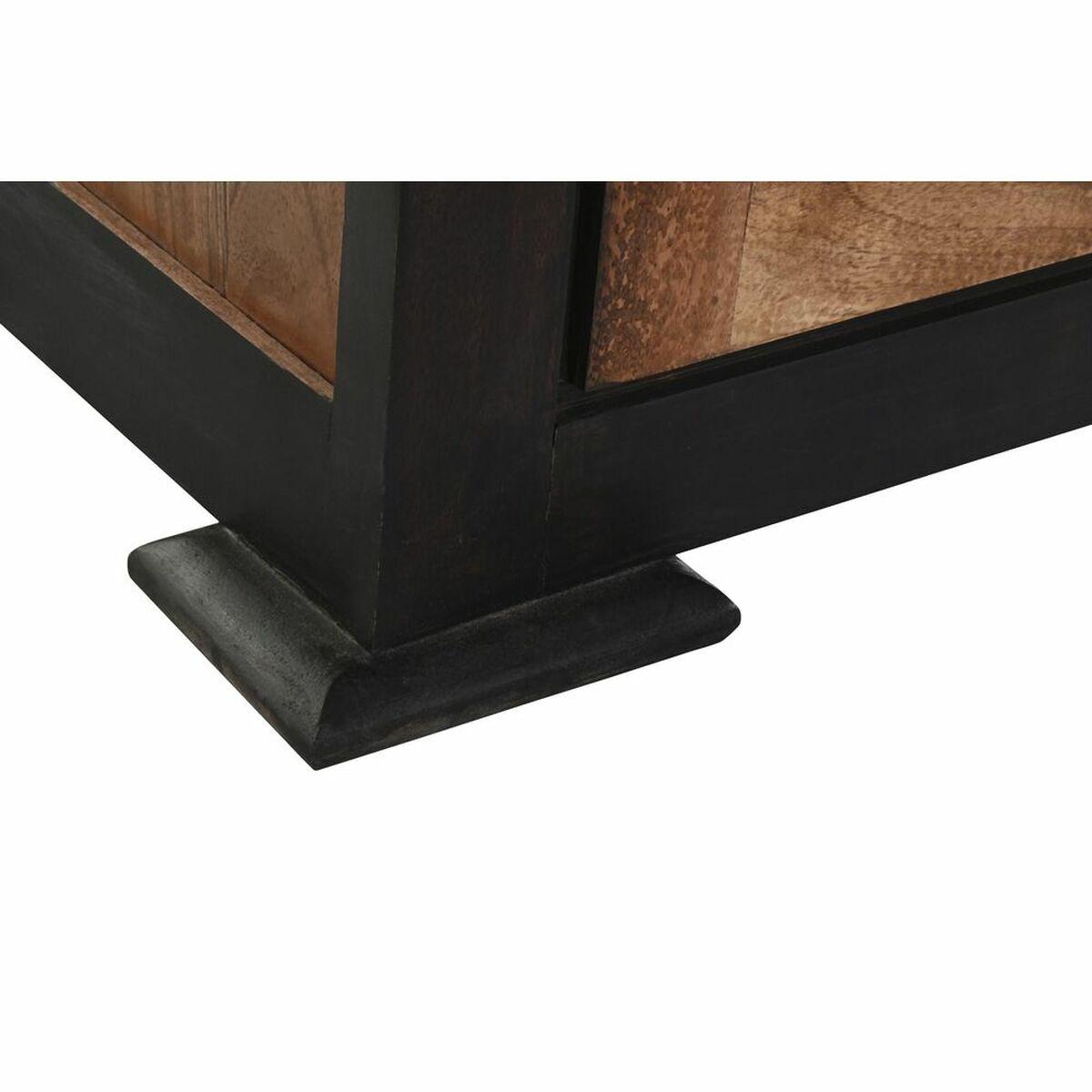 Aparador DKD Home Decor Negro Natural Acacia