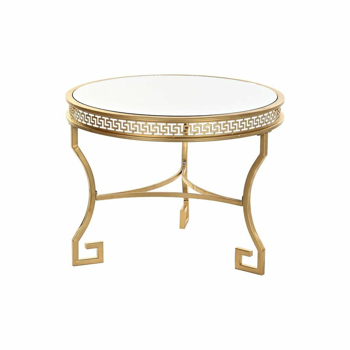 Mesita Auxiliar DKD Home Decor Dorado 61 x 61 x 46 cm