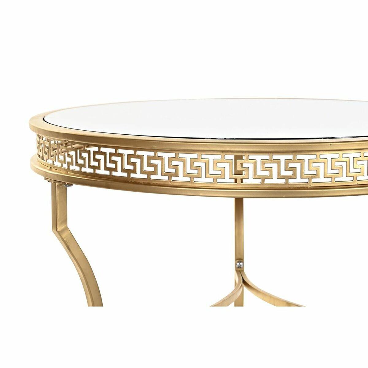 Mesita Auxiliar DKD Home Decor Dorado 61 x 61 x 46 cm