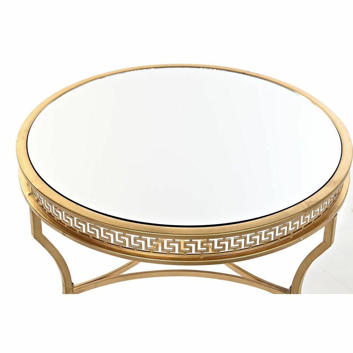 Mesita Auxiliar DKD Home Decor Dorado 61 x 61 x 46 cm