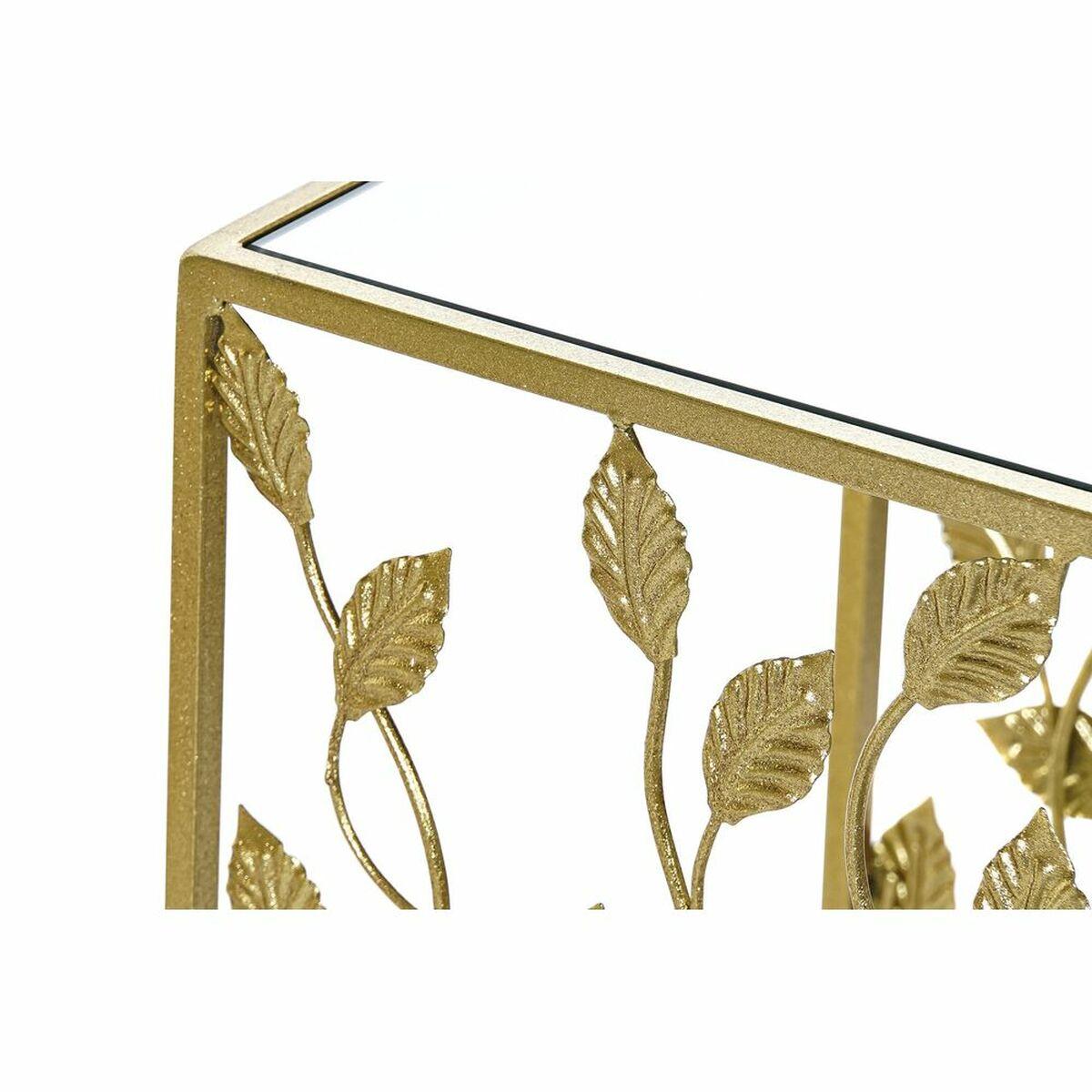 Juego de 3 Mesitas DKD Home Decor Dorado 40 x 40 x 70 cm