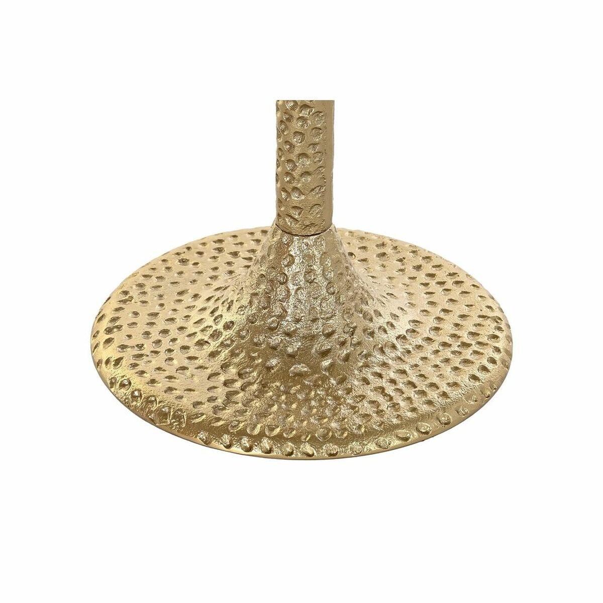 Mesita Auxiliar DKD Home Decor Blanco Dorado 40 x 40 x 61 cm