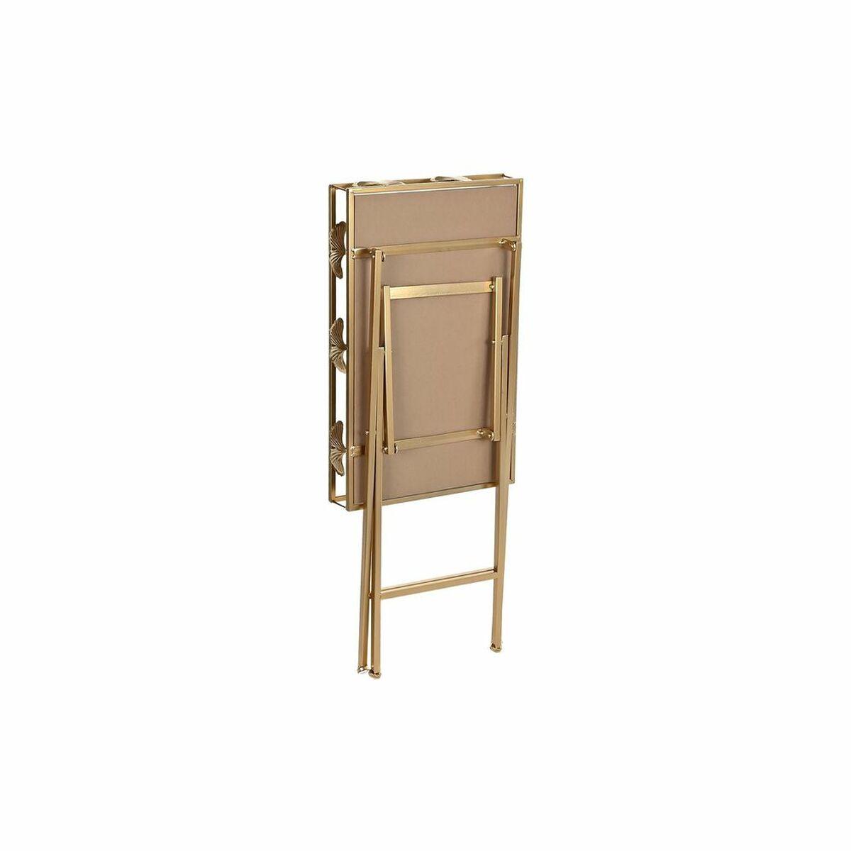Mesita Auxiliar DKD Home Decor Dorado 56 x 36 x 71 cm