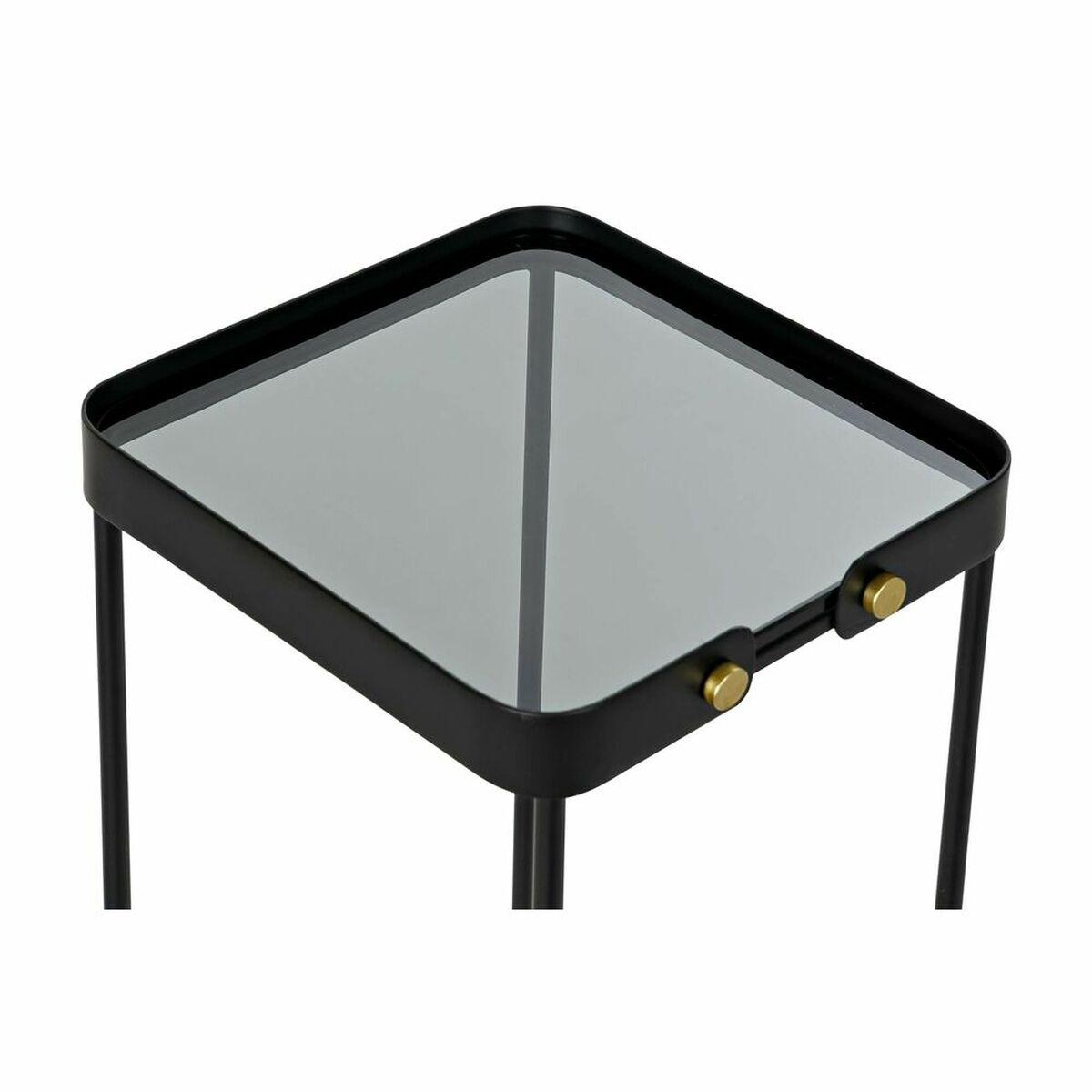 Juego de 2 Mesitas DKD Home Decor Negro 31 x 31 x 64 cm